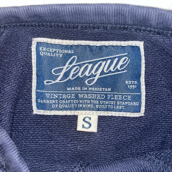 Vintage League Washed Fleece University Of Pittsburgh Sweatshirt S Academia Y2K - Picture 5 of 11